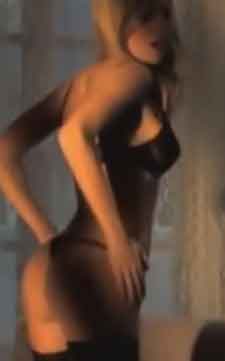 sexy hot young female from Milan dancing naked